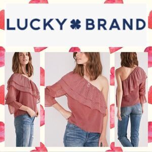 NWT Lucky Brand One Shoulder Top Women's Size Medium